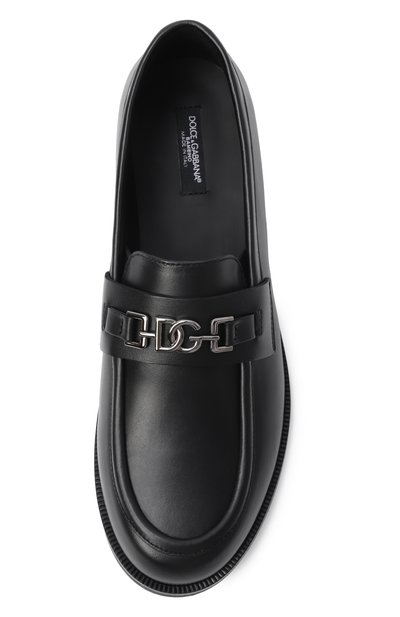 Кожаные лоферы DOLCE & GABBANA, арт. DA5319/A6M18_002, фото 4
