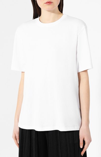 Хлопковая футболка VICTORIA, VICTORIA BECKHAM, арт. JYVV 072C PSS19 C0TT0N JERSEY, фото 3