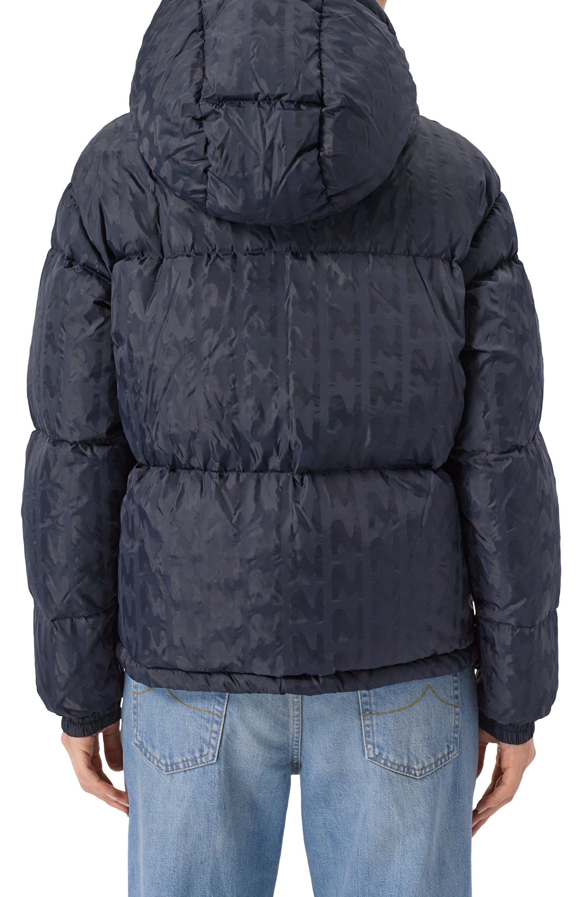 Пуховик MSGM темно-синего цвета по цене 65400 руб., арт. 3941MDH09/257622, фото 4 Пуховик MSGM, арт. 3941MDH09/257622, фото 4