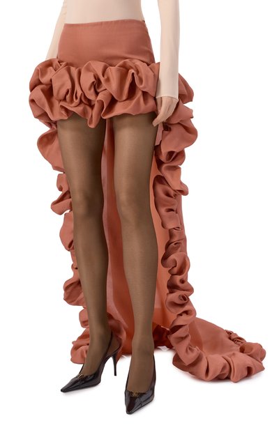 Шелковая юбка SAINT LAURENT, арт. 839665/Y4J21, фото 3