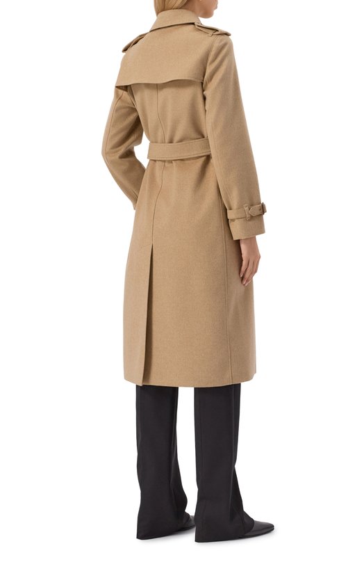 Кашемировое пальто Burberry 8110787 Бежевый  8110787 Фото 4