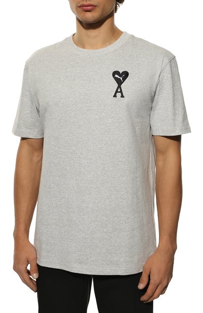 Хлопковая футболка puma x ami PUMA, арт. 53407004, фото 3