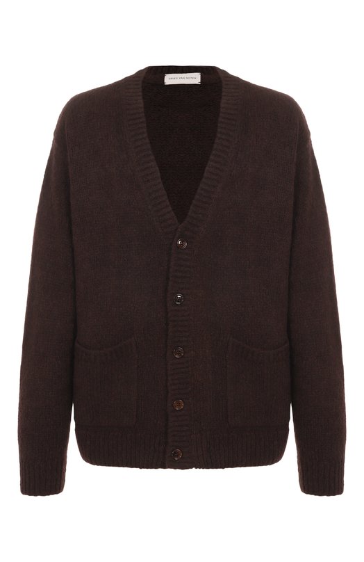 Шерстяной кардиган Dries Van Noten 021224-2709-704 Коричневый 021224-2709-704
