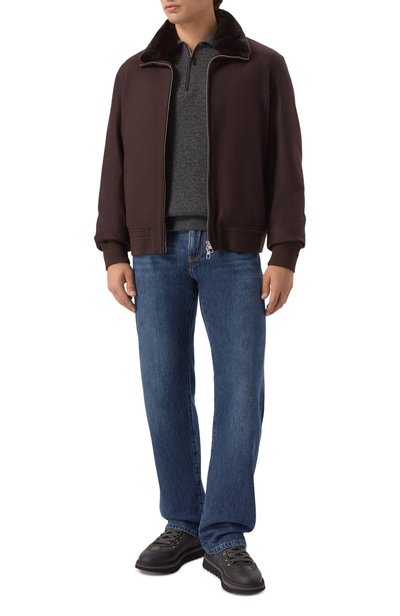 Комбинированные ботинки megeve BLU BARRETT, арт. 13249M/GUMMY/M0RK FUR, фото 2