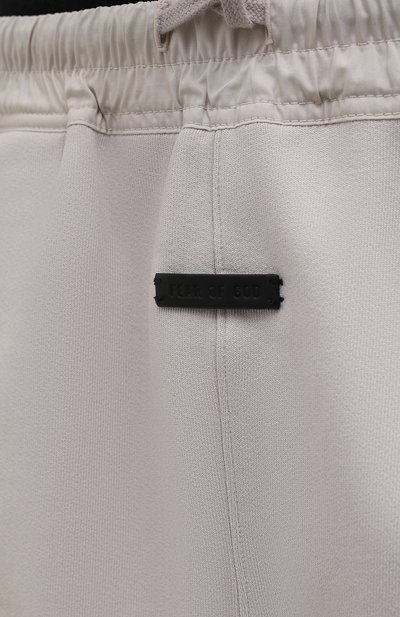 Хлопковые джоггеры FEAR OF GOD бежевого цвета по цене 88500 руб., арт. FG40-007FLC, фото 5 Хлопковые джоггеры FEAR OF GOD, арт. FG40-007FLC, фото 5