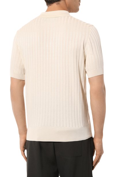 Шелковое поло BOSS CAMEL, арт. 50495452, фото 4