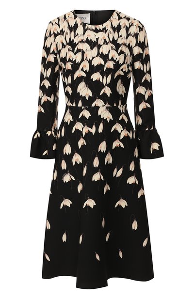 Женское платье из смеси шерсти и шелка VALENTINO, арт. SB3VAN014PK