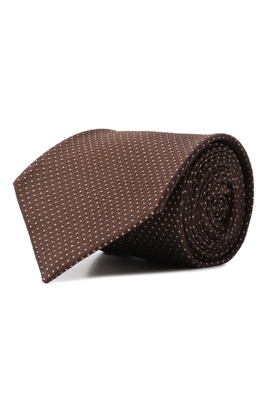 Шелковый галстук Kiton UCRVKLC06L3708 Коричневый UCRVKLC06L3708