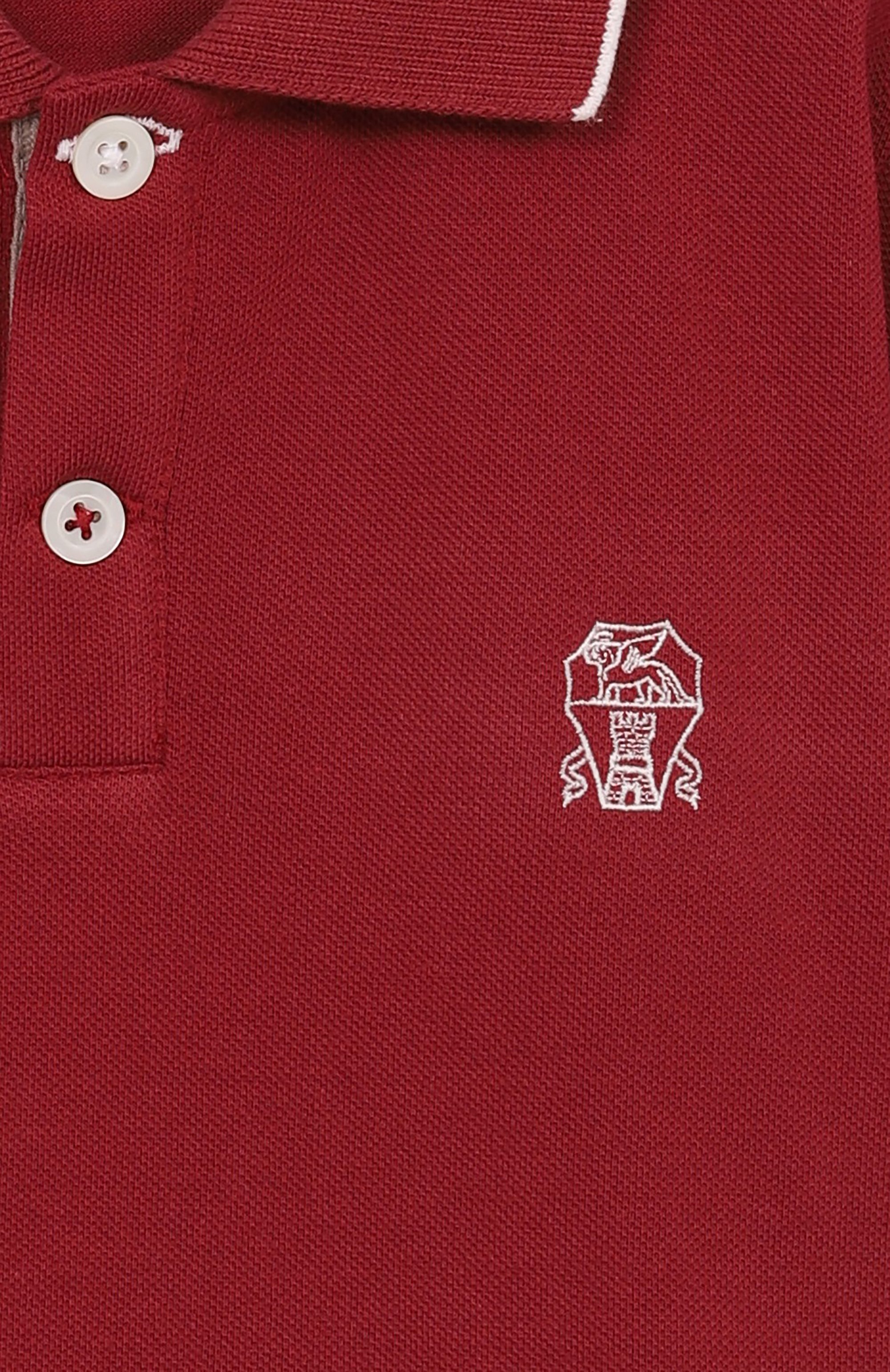 Хлопковое поло BRUNELLO CUCINELLI, арт. BE854T315A, фото 3