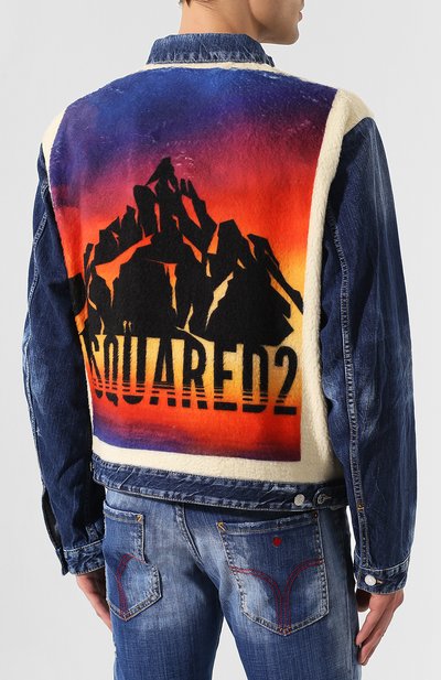 Комбинированная куртка DSQUARED2, арт. S74AM0931/S30309, фото 4