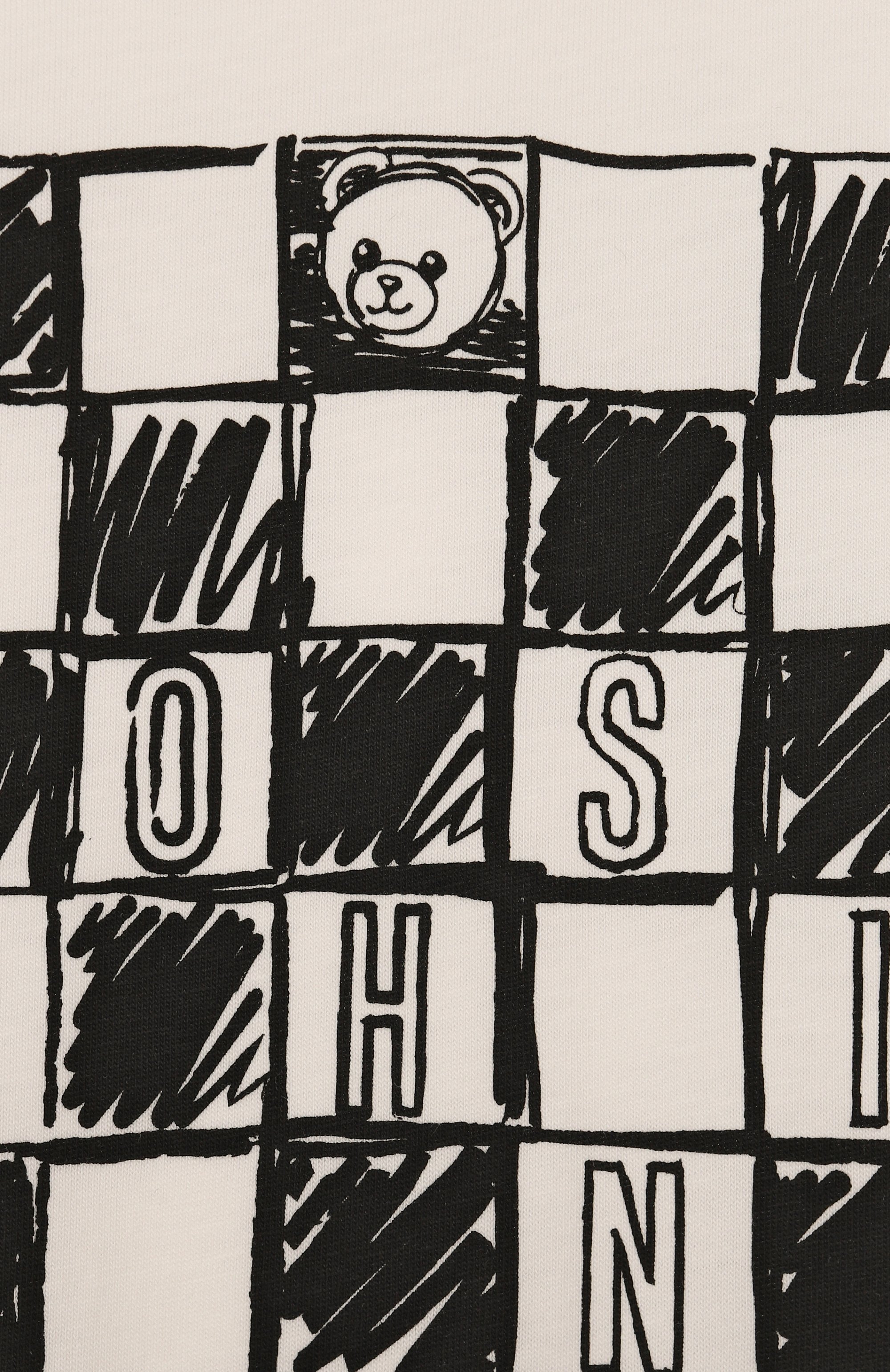 Хлопковая футболка MOSCHINO, арт. HUM05G/LAA01/4-8, фото 3