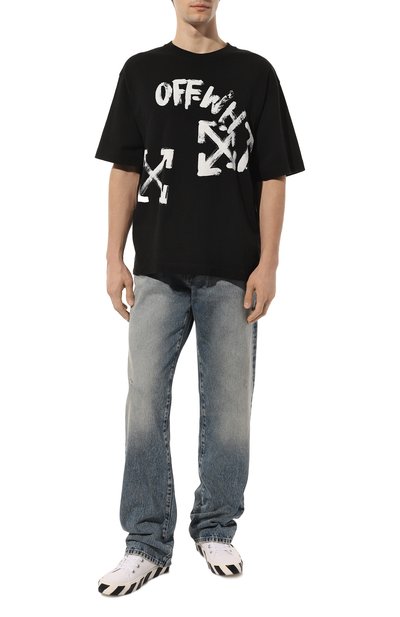 Текстильные кеды vulcanized OFF-WHITE, арт. 0MIA119F21FAB0010110, фото 2