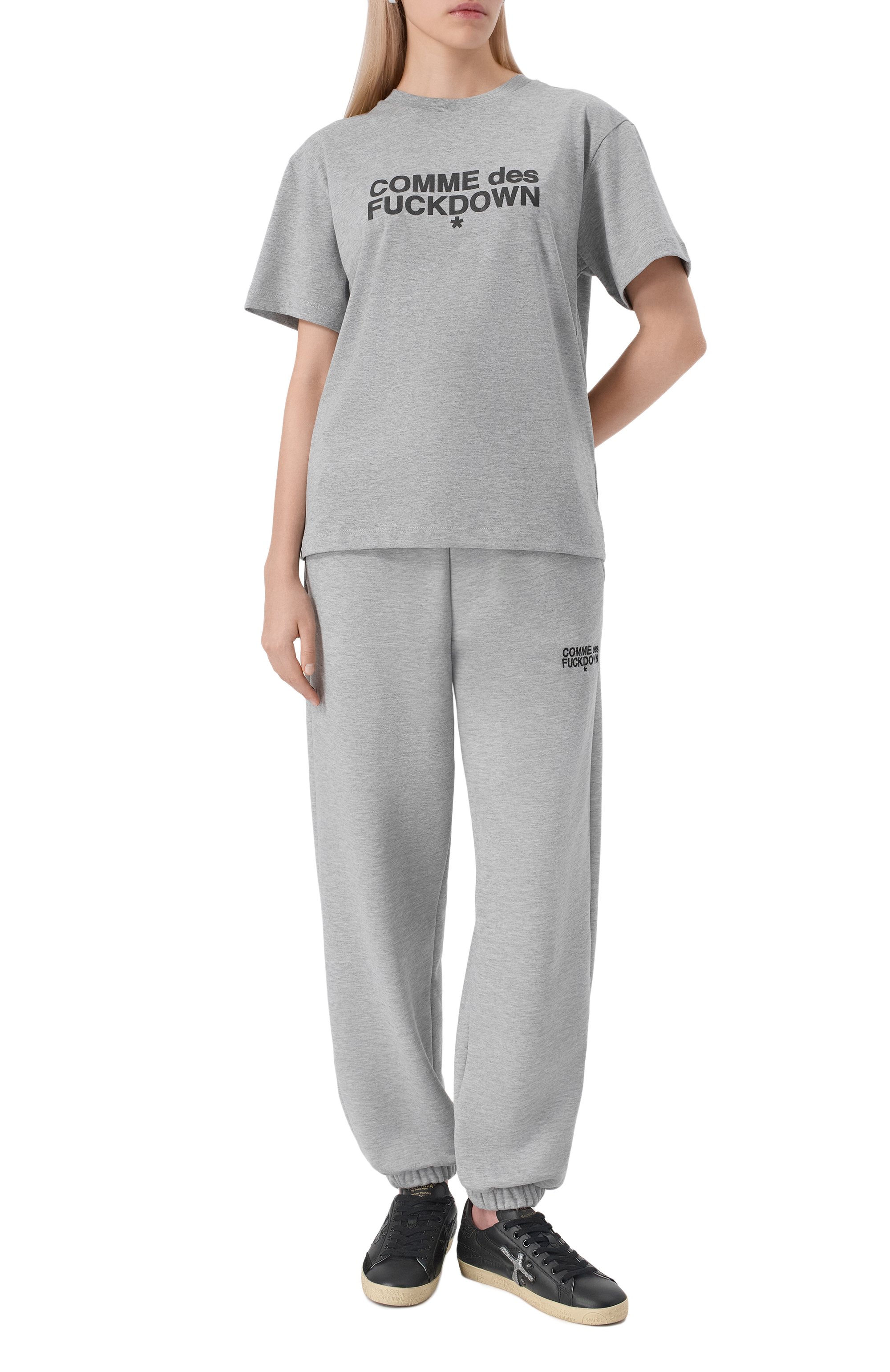 Хлопковые джоггеры COMME DES FUCKDOWN, арт. CFABW01371, фото 2