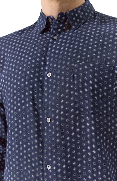 Льняная рубашка DEREK ROSE, арт. 9820/MILA012, фото 5