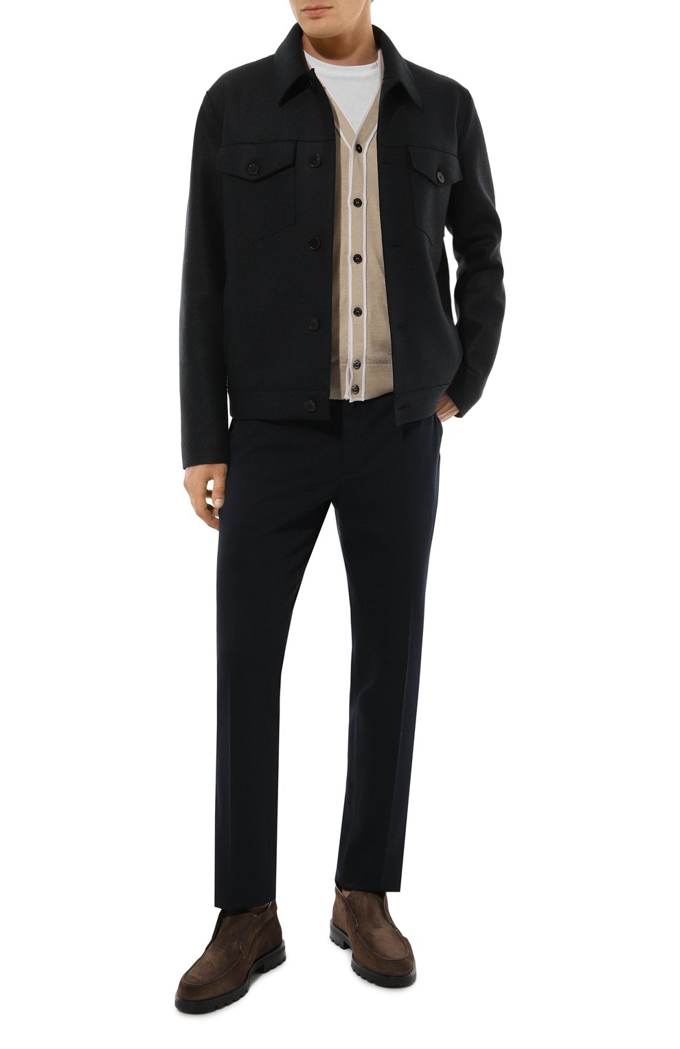 Замшевые ботинки detroit SANTONI, арт. MGDG17823NE0BSEY, фото 2