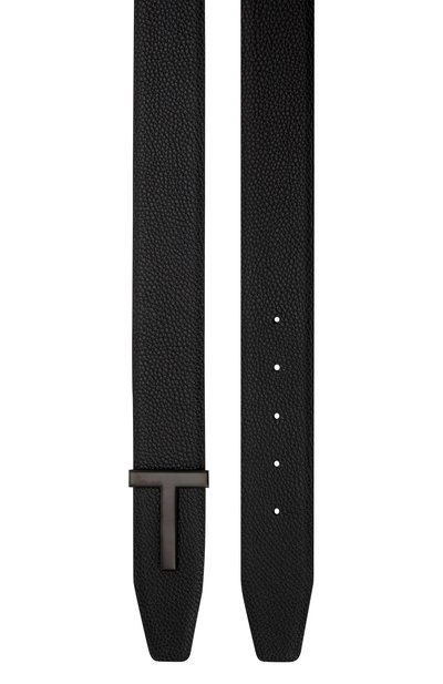 Кожаный ремень TOM FORD черного цвета по цене 79750 руб., арт. TB178I-LCL236, фото 3 Кожаный ремень TOM FORD, арт. TB178I-LCL236, фото 3