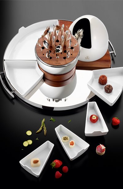 Менажница mood party CHRISTOFLE серебряного цвета по цене 169000 руб., арт. 05900599, фото 4 Менажница mood party CHRISTOFLE, арт. 05900599, фото 4