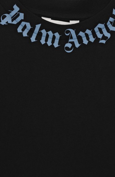 Хлопковая футболка PALM ANGELS, арт. PBAA003F25JER002/12+, фото 3