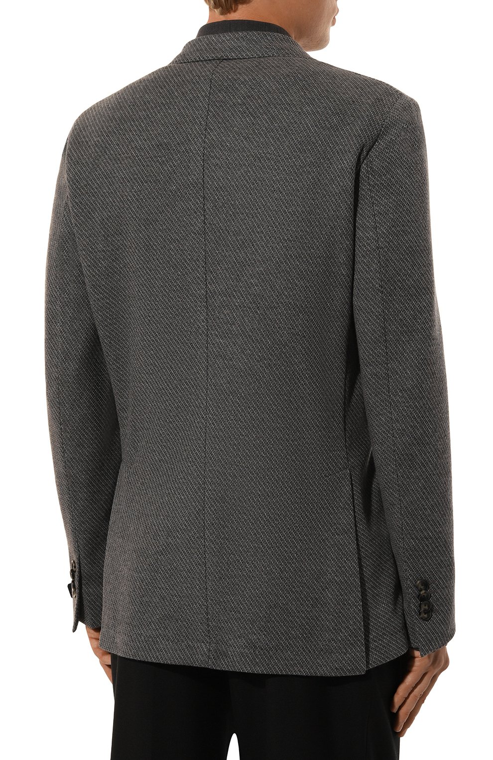 Пиджак из шерсти и хлопка SARTORIA LATORRE темно-серого цвета по цене 61550 руб., арт. JD74/JG041, фото 6 Пиджак из шерсти и хлопка SARTORIA LATORRE, арт. JD74/JG041, фото 6