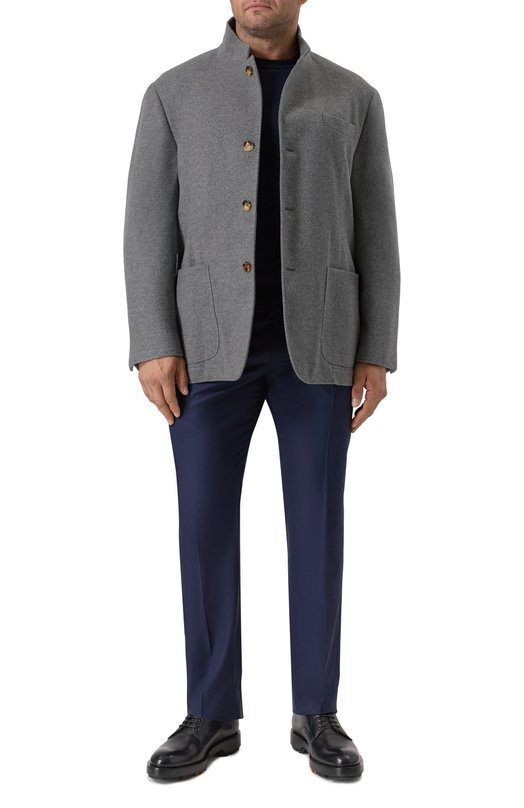 Кашемировая куртка Brunello Cucinelli MT4016265 Серый  MT4016265 Фото 2