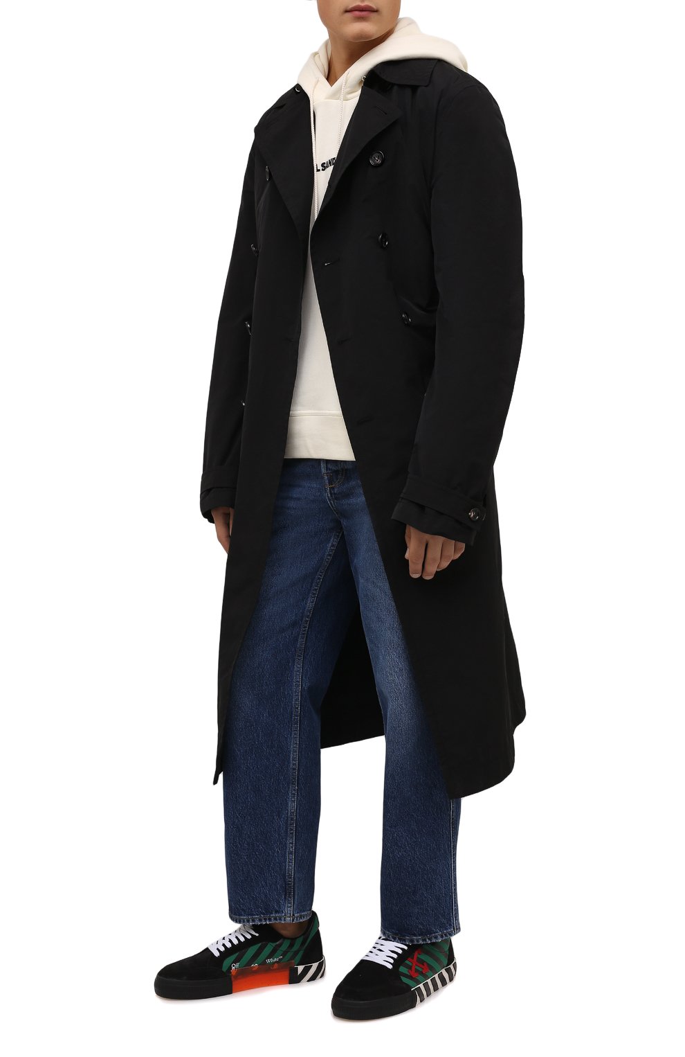 Комбинированные кеды vulcanized OFF-WHITE, арт. 0MIA085F21LEA0041025, фото 2