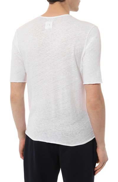 Футболка из хлопка и льна HANNES ROETHER, арт. 110777/FA35RINE.231, фото 4