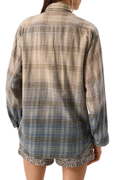 Хлопковая рубашка R13 разноцветного цвета по цене 74600 руб., арт. R13WR266-R458B, фото 4 Хлопковая рубашка R13, арт. R13WR266-R458B, фото 4