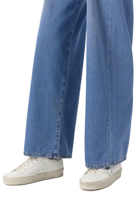 Кожаные кеды Hi Star Golden Goose Deluxe Brand GWF00118.F006845 Белый  GWF00118.F006845 Фото 3