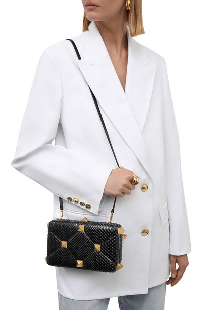 Клатч roman stud из кожи питона VALENTINO, арт. WW2B0J19/RBW/PBIV, фото 5