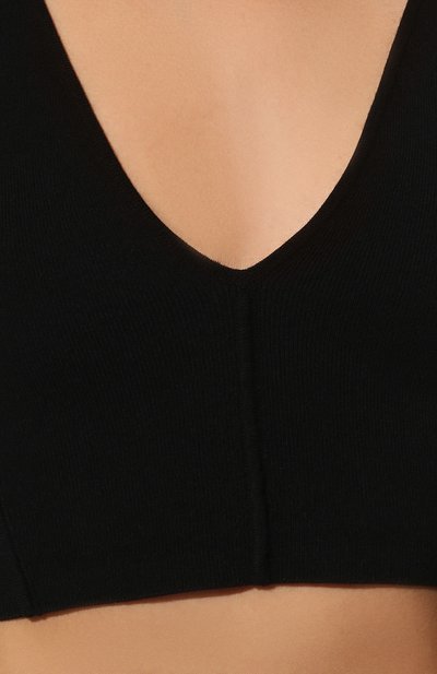 Бра-топ HELMUT LANG черного цвета по цене 22350 руб., арт. M02HW712, фото 5 Бра-топ HELMUT LANG, арт. M02HW712, фото 5