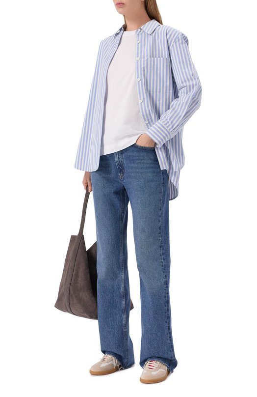 Кожаные кеды Santoni WBPG61285FARTEFR Бежевый  WBPG61285FARTEFR Фото 3