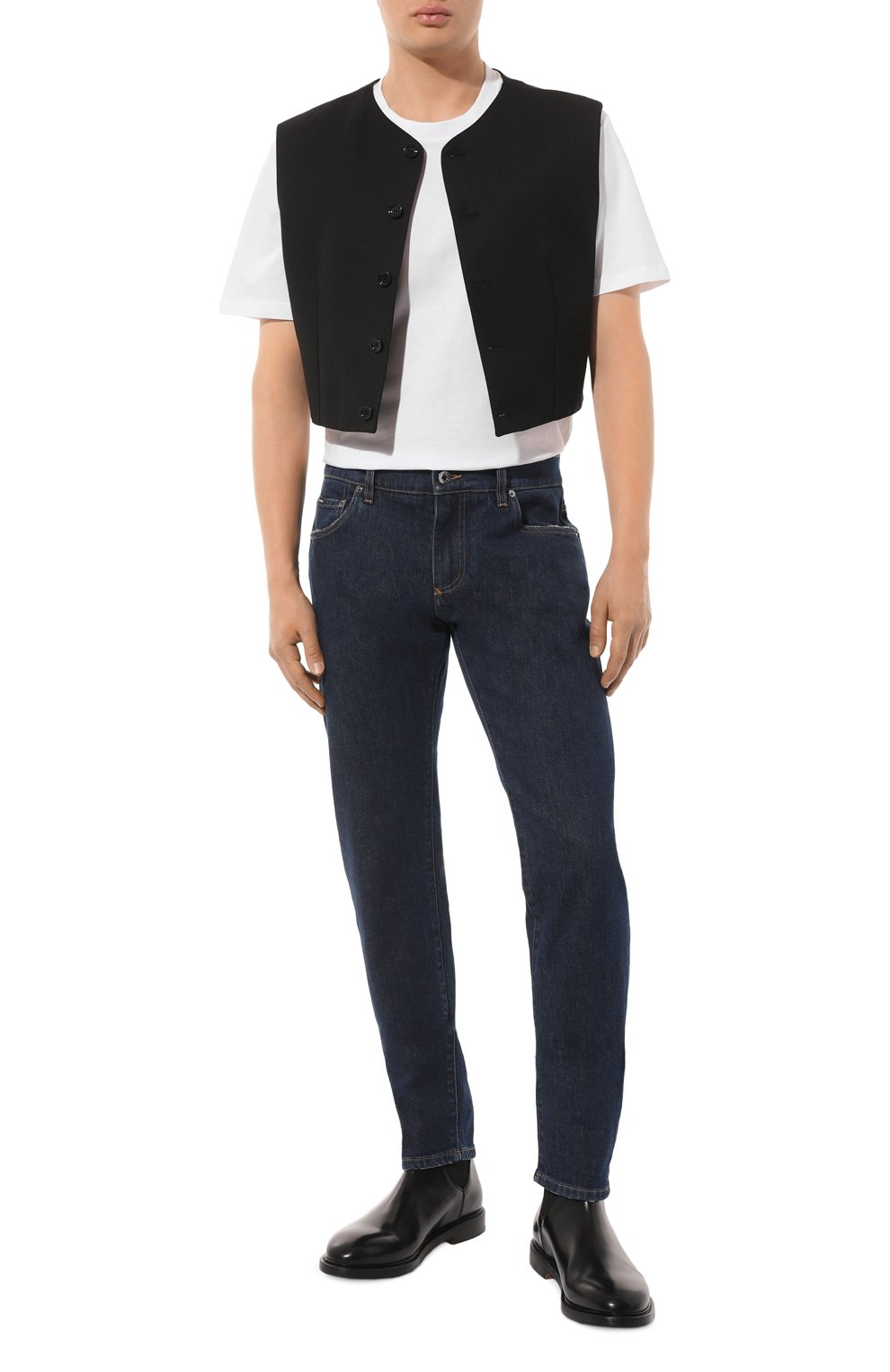 Укороченный жилет DOLCE & GABBANA, арт. G710PT/FU26Z, фото 2