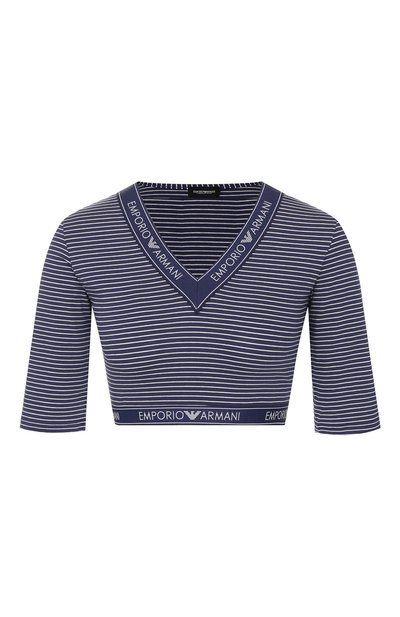 Женский хлопковый топ EMPORIO ARMANI, арт. 164317/0P219