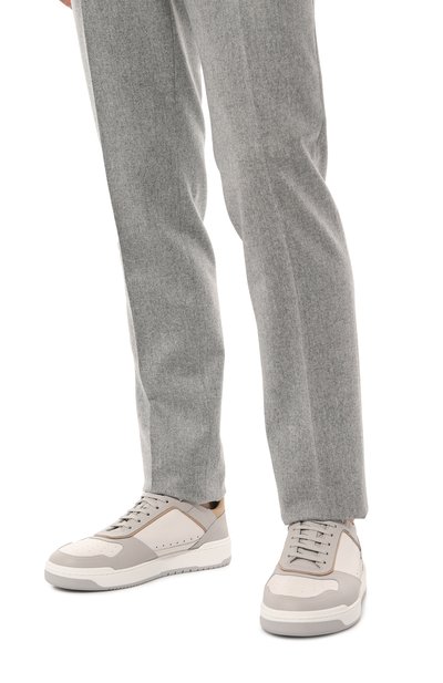 Кожаные кеды BRUNELLO CUCINELLI, арт. MZUAGB2317, фото 3