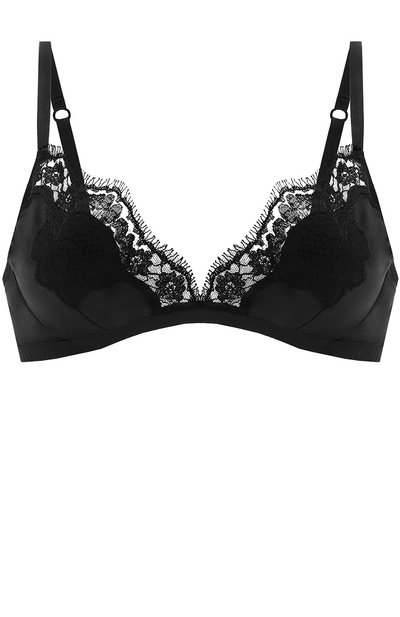 Женский шелковый бюстгальтер с кружевной отделкой DOLCE & GABBANA, арт. 0122/01A01T/FUADG