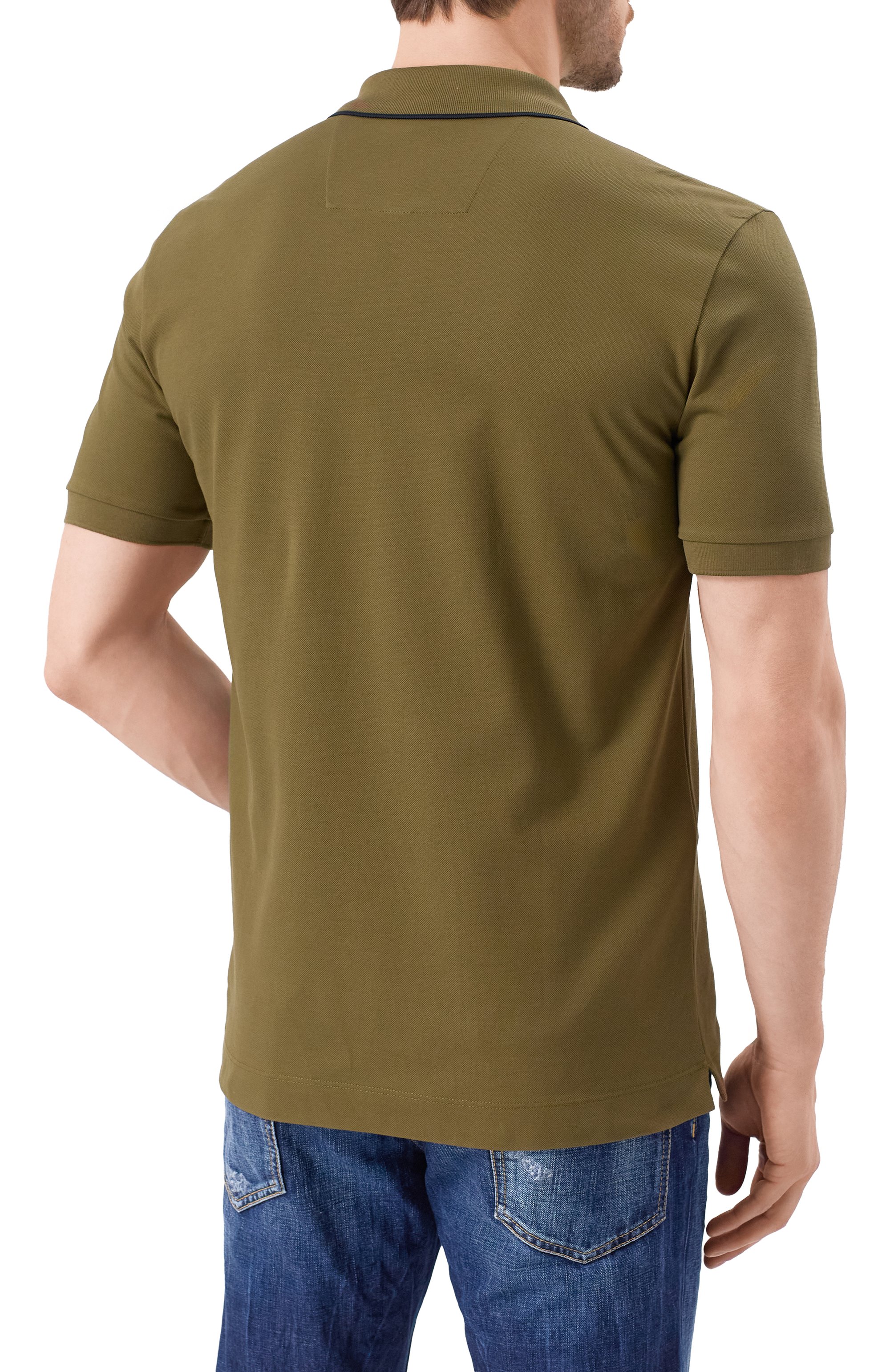 Хлопковое поло boss x porsche BOSS, арт. 50531463, фото 4