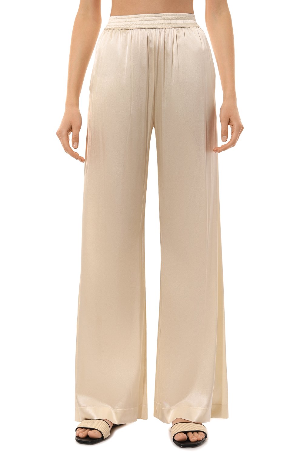 Шелковые брюки ERMANNO SCERVINO, арт. D454P720TBW, фото 3