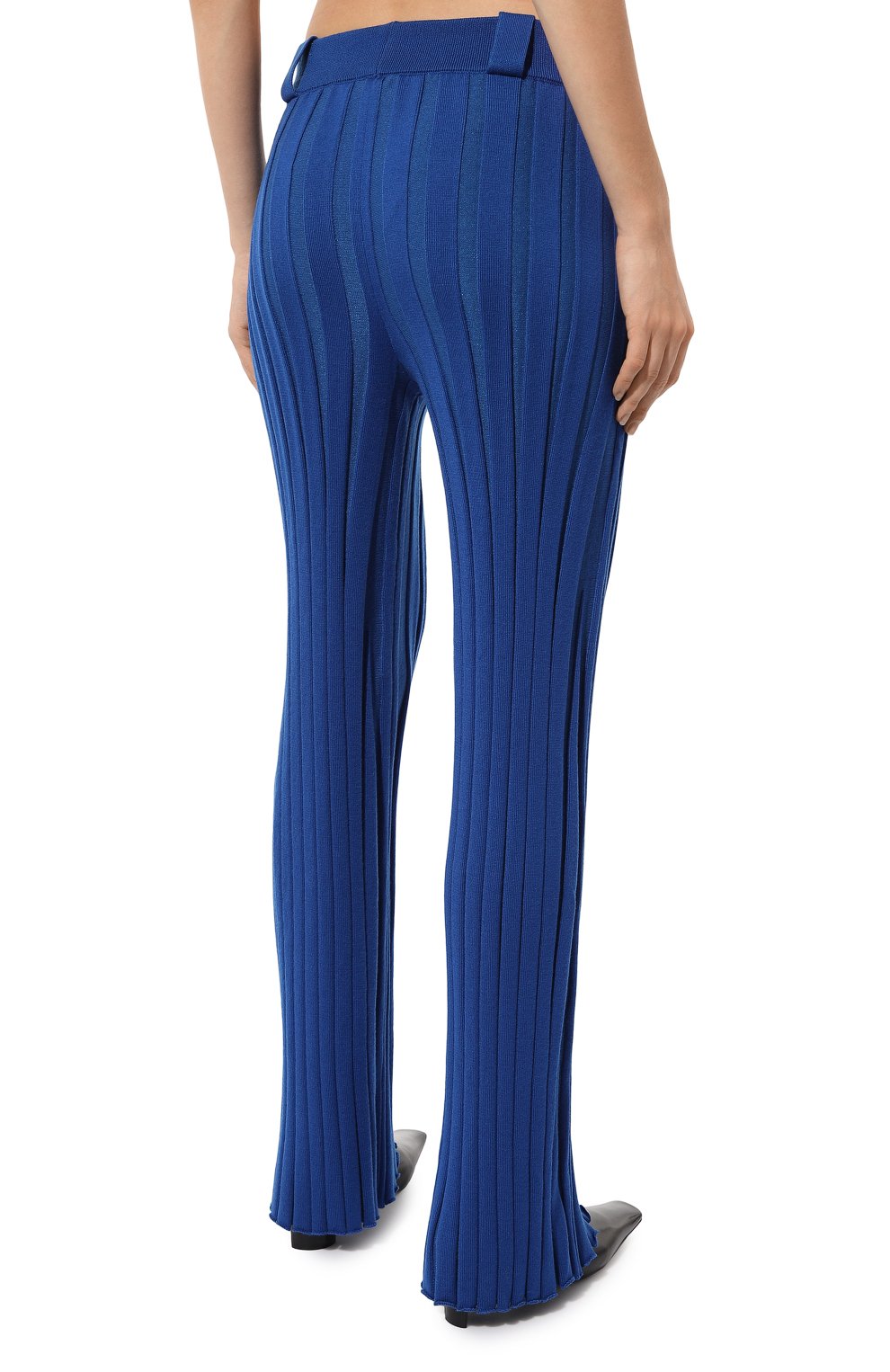 Брюки из шерсти и вискозы AND THE BRAND синего цвета по цене 53760 руб., арт. W23-P010-1202-444, фото 4 Брюки из шерсти и вискозы AND THE BRAND, арт. W23-P010-1202-444, фото 4