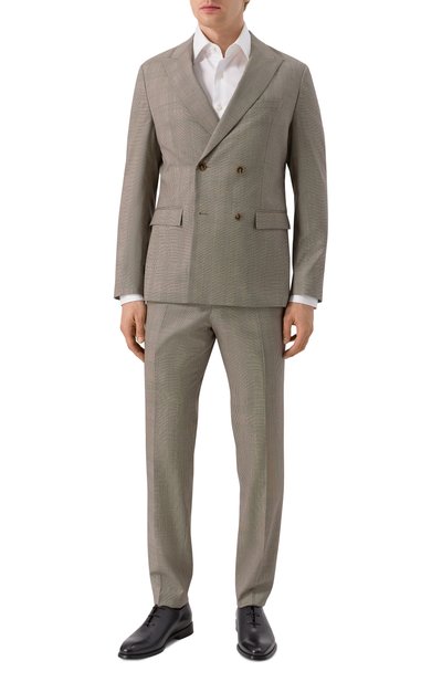Мужской костюм из шерсти и хлопка BOSS, арт. 50546106