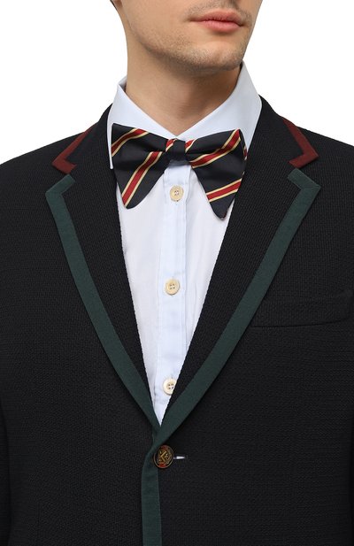 Галстук-бабочка из шелка и хлопка GUCCI, арт. 497460 4G932, фото 2