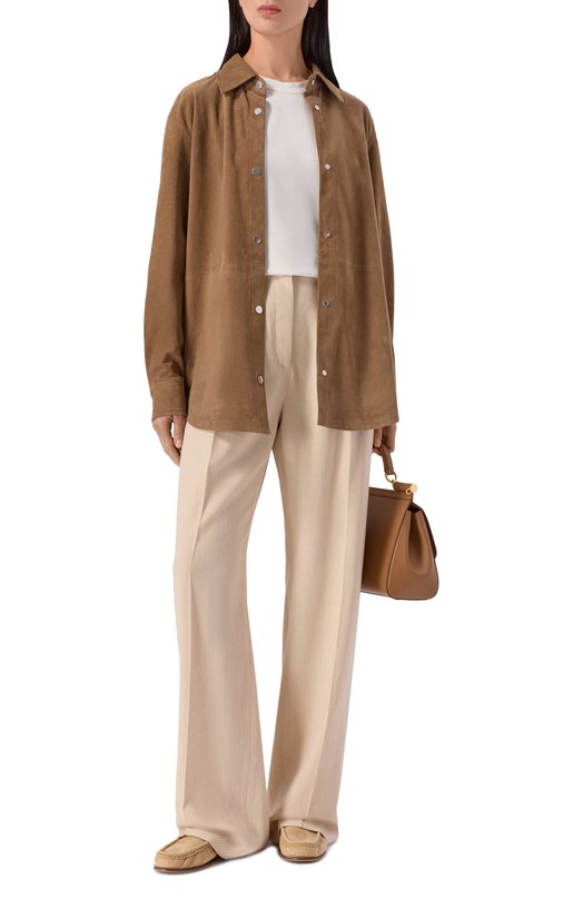 Хлопковая футболка Brunello Cucinelli M0T81BI100 Белый  M0T81BI100 Фото 2