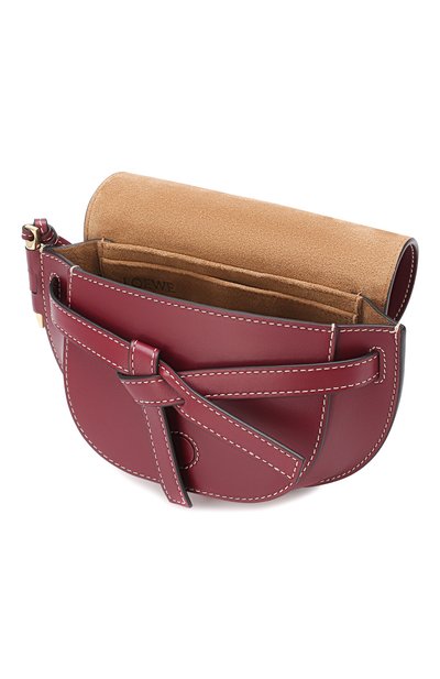 Поясная сумка gate mini LOEWE бордового цвета по цене 142000 руб., арт. 321.54.Z58, фото 4 Поясная сумка gate mini LOEWE, арт. 321.54.Z58, фото 4