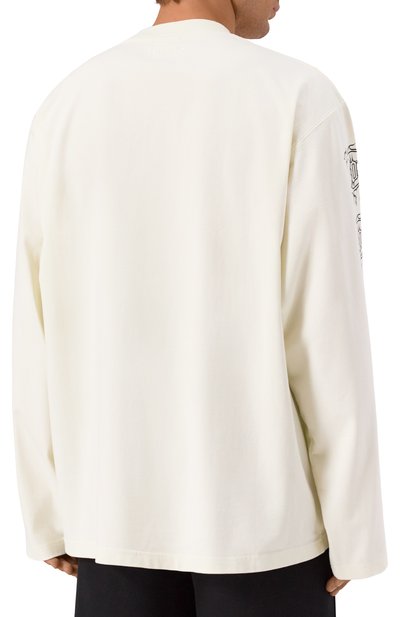 Хлопковый лонгслив VETEMENTS, арт. UCF76LS100I/1100 INTERL0CK, фото 4
