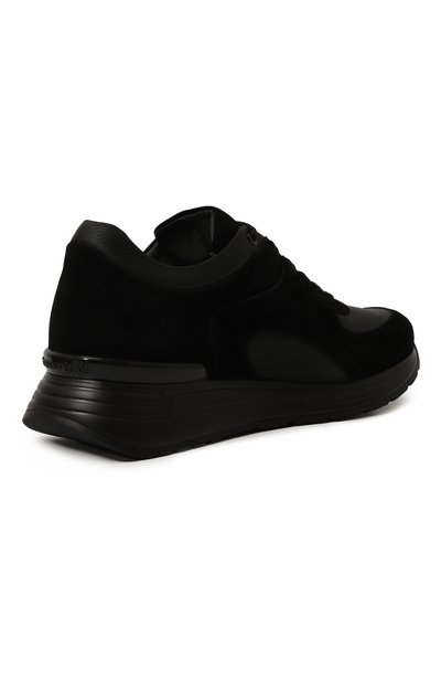 Кожаные кроссовки STEFANO RICCI черного цвета по цене 106500 руб., арт. US26EG6539/MRSDP, фото 5 Кожаные кроссовки STEFANO RICCI, арт. US26EG6539/MRSDP, фото 5