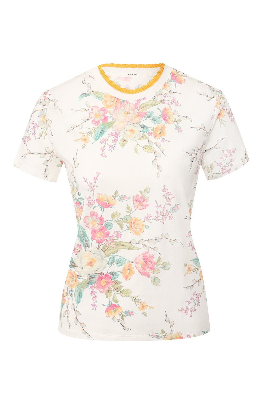 Хлопковая футболка ZIMMERMANN, арт. 5151TZIN, фото 1