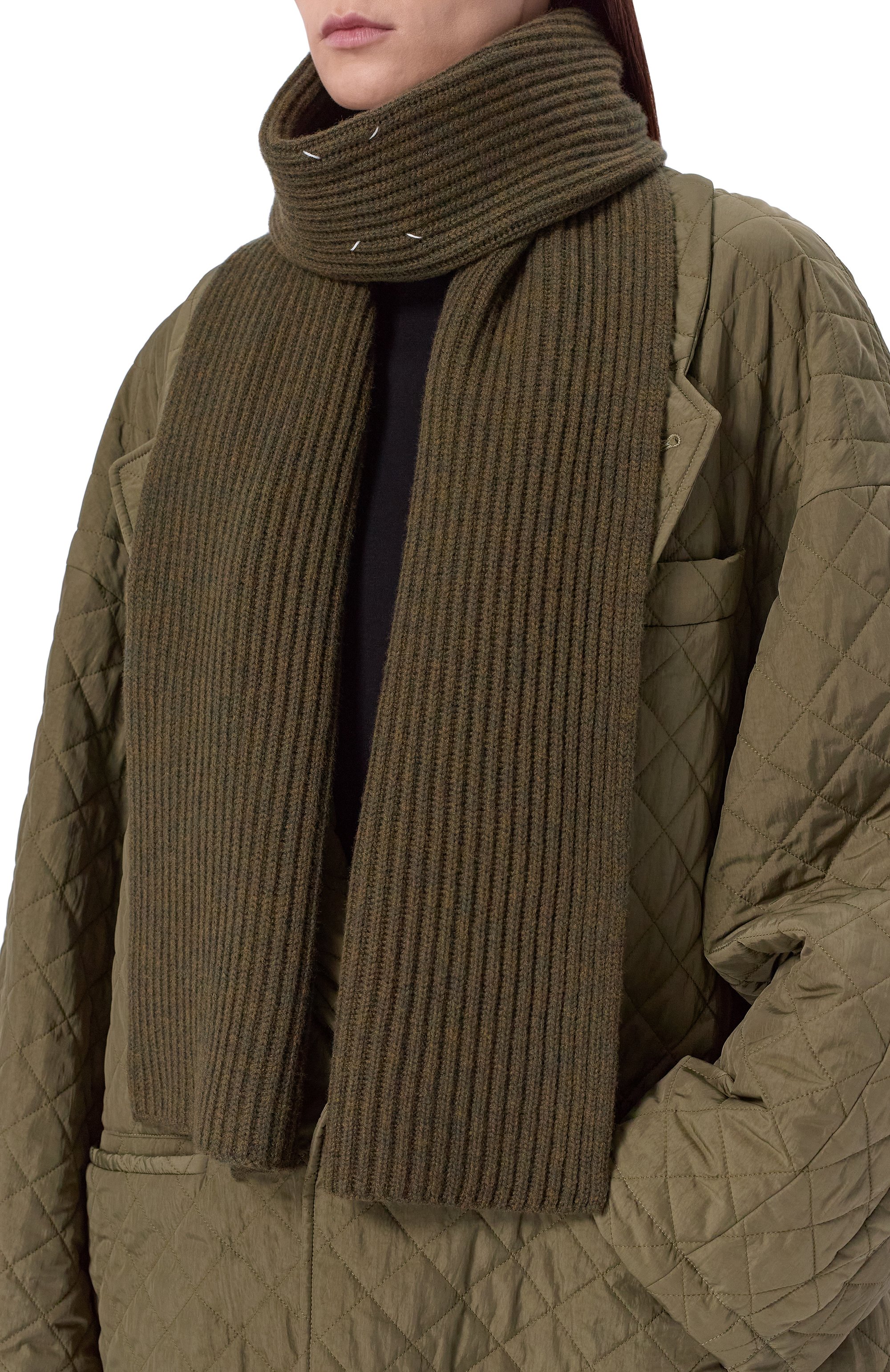 Шерстяной шарф MAISON MARGIELA, арт. S67TE0032/M13185, фото 3