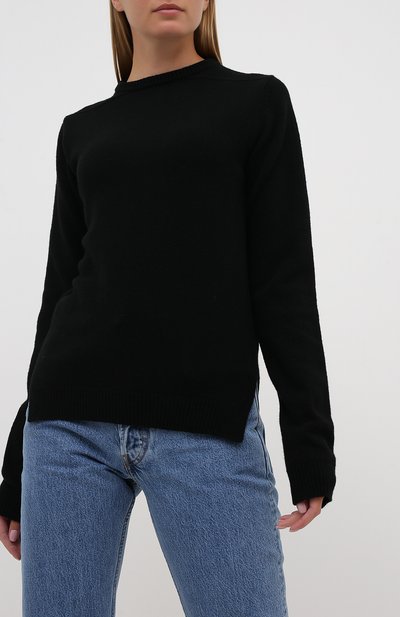 Пуловер из кашемира и шерсти RICK OWENS, арт. RP20F2682/WSBR, фото 3