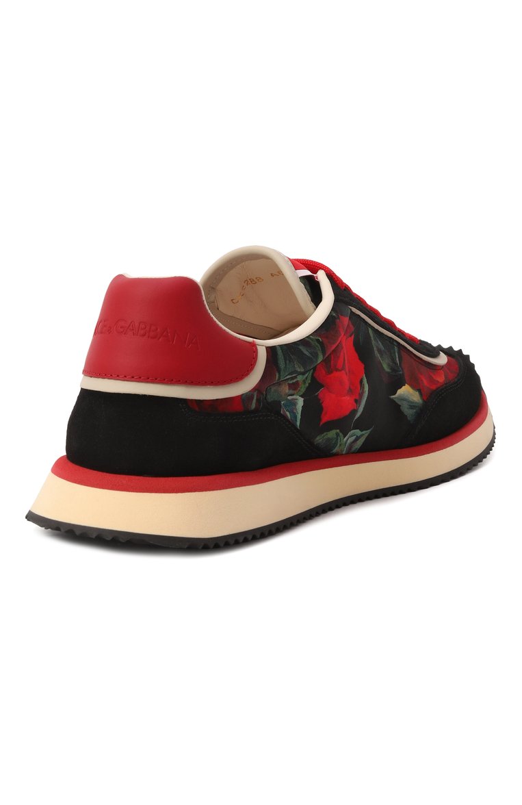 Женские комбинированные кроссовки dg cushion DOLCE & GABBANA разноцветного цвета, арт. CK2288/A6N66 | Фото 5 (Материал внешний: Натуральная кожа, Текстиль; Материал внутренний: Натуральная кожа; Подошва: Платформа; Стили: Кэжуэл; Кросс-КТ: Низкие; Материал утеплителя: Без утеплителя; Размерность: Товар маломерит; Автоматизация ТО: Проставлено; Автоматизация состава: Проставлено)