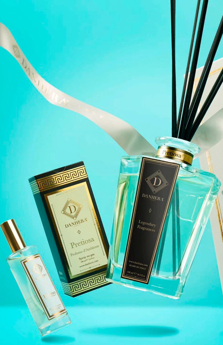 Подарочный набор pretiosa диффузор + спрей (250+100ml) DANHERA ITALY бесцветного цвета, арт. DANHLIF1/PRET | Фото 2 (Региональные ограничения белый список (Axapta Mercury): Не проставлено; Нос: Не проставлено; Ограничения доставки: flammable)