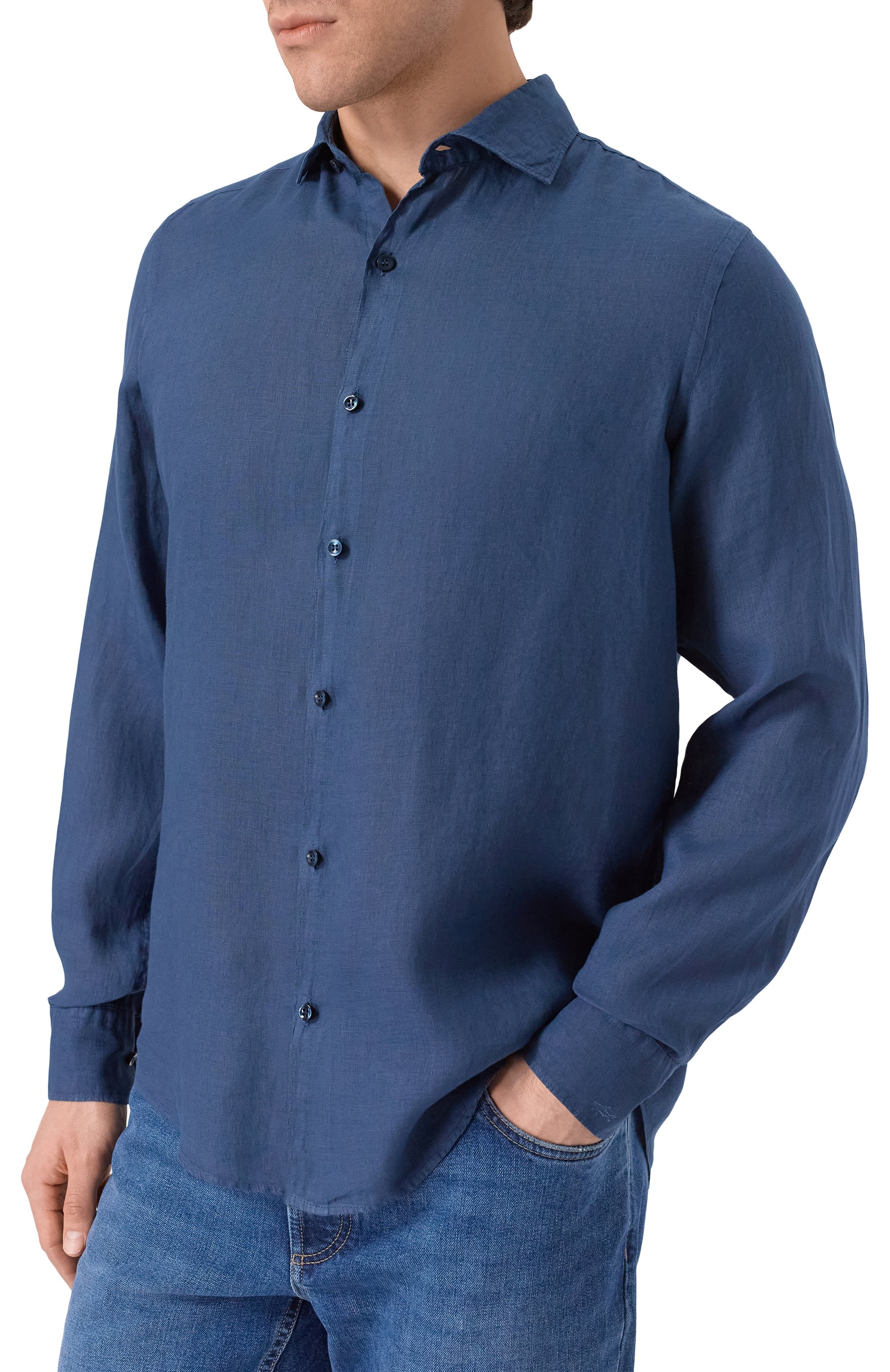 Льняная рубашка PAUL&SHARK, арт. 26413284CF, фото 3